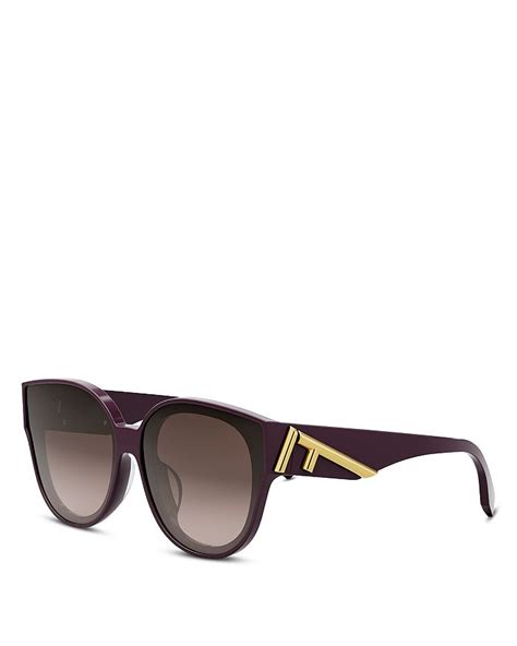 Fendi First Round Sunglasses, 63mm 